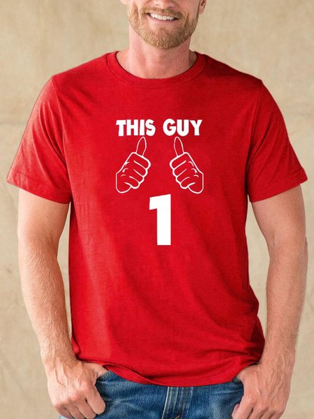 

This Guy 1 Graphic Tee, Red, T-shirts
