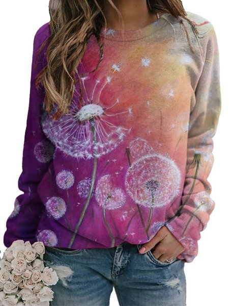 

Shift Long Sleeve Sweatshirt, Flower, Hoodies & Sweatshirts