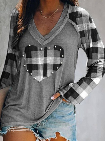 

Long Sleeve Shirts & Tops, Gray, Tops