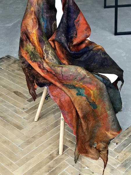 

Scarf, Red brown, Women Scarves & Shawls