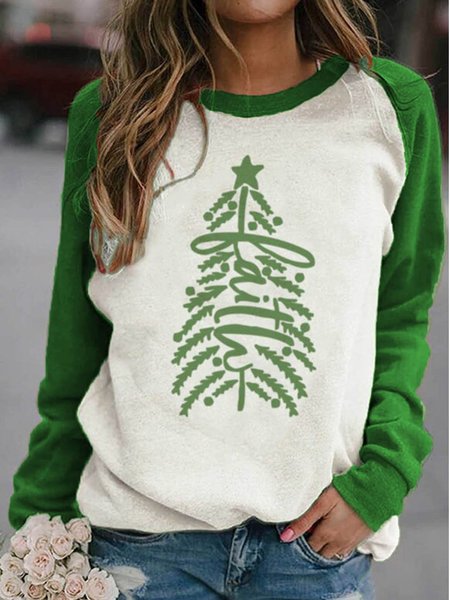

Long Sleeve Cotton-Blend Shirts & Tops, Green, Tops