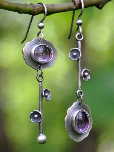 

Vintage Orecchini, Viola, Earring