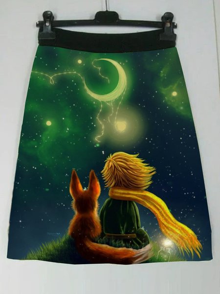 

Mini Gonna Casuale Animale Misto Cotone, Multicolore, Skirts