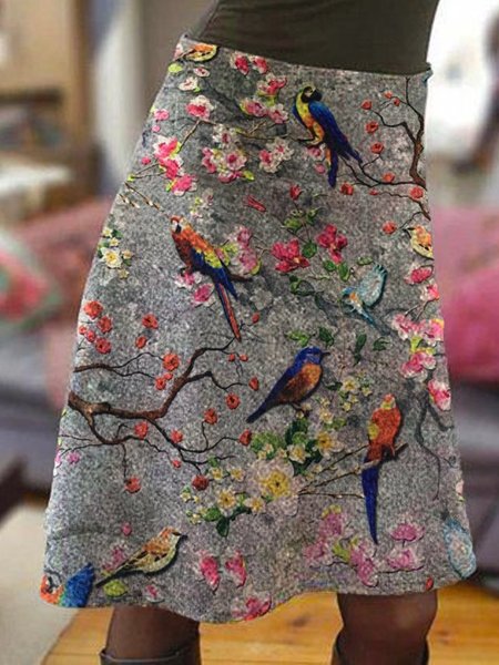 

Dolce Stampato Floreale Animale Mini Gonna, Multicolore, Skirts