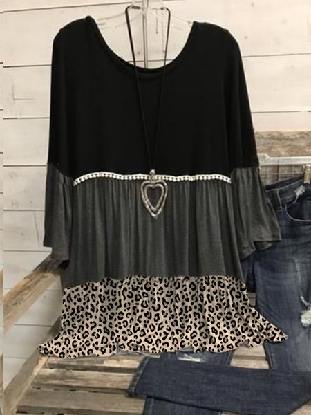 Casual Long Sleeve Shirts & Tops, Black, Winter Clearance