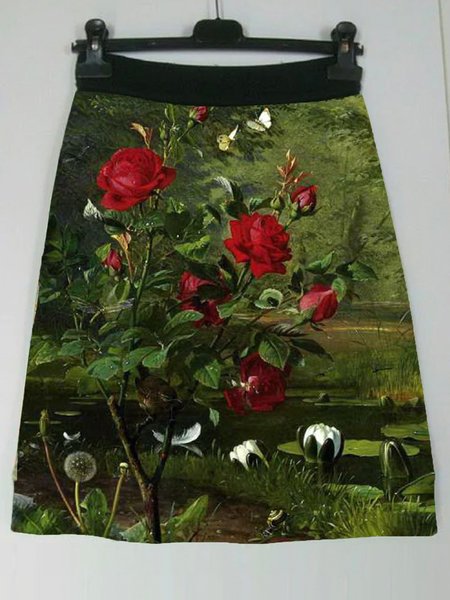 

Casual Skirts, Green, Skirts