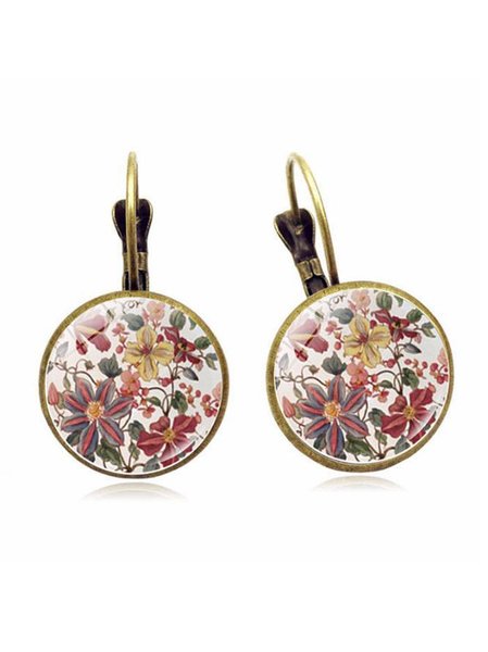 

Ladies Mandala Flower Time Gem Earrings, Yellow, Earrings