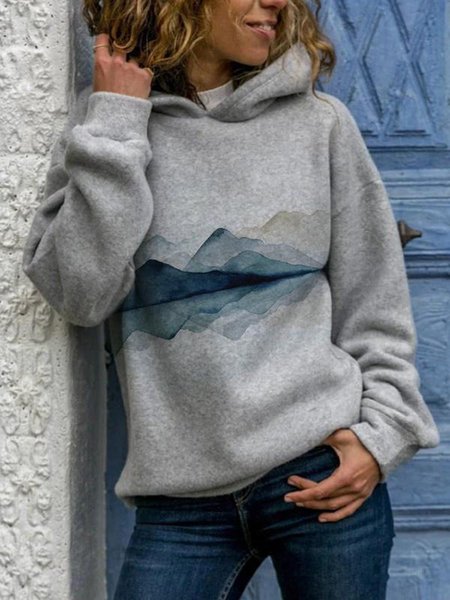 

Casual Long Sleeve Long Sleeve Tops, Gray, Long sleeve tops