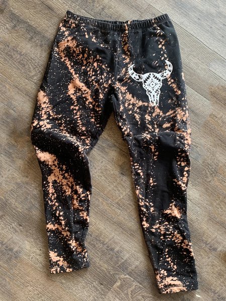 

Casual Animal Pants, Black, Pants