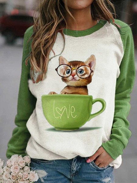 

Felpa Maniche Lunghe Casuale, Verde, Hoodies & Sweatshirts