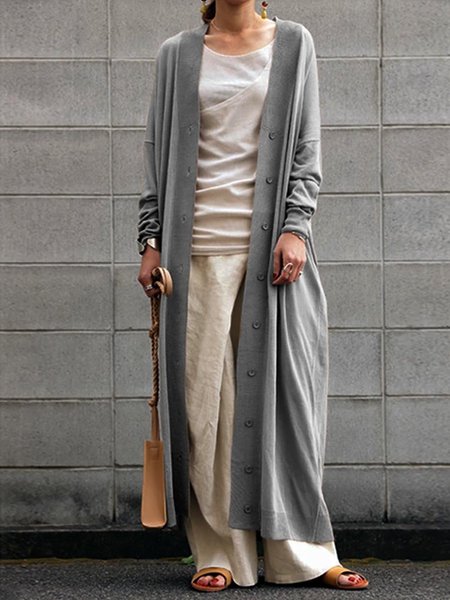 

Holiday Long Sleeve Jacket, Light gray, Cardigans