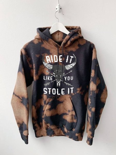 

Vintage Hoodie Cotton Sweatshirt, Brown, Hoodies & Sweatshirts