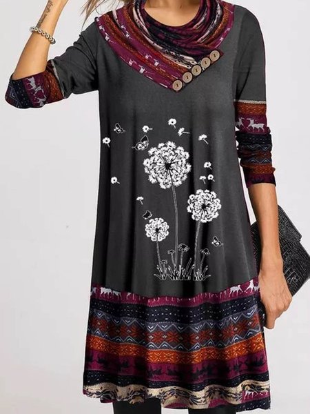 

A-Line Vintage Dresses, As picture, Mini Dresses