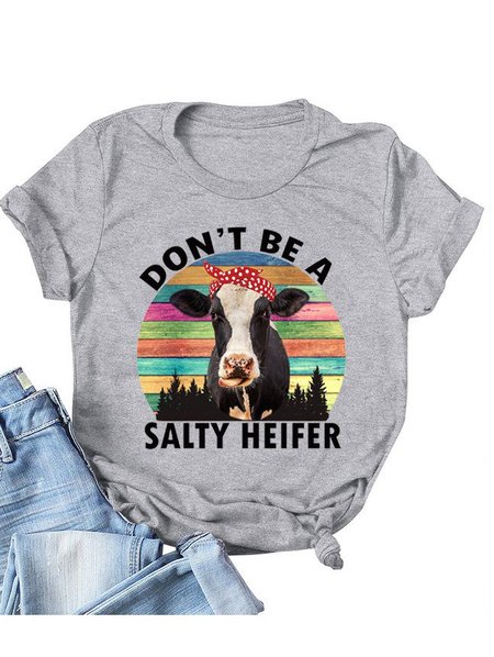 

Casual Short Sleeve Shirts & Tops, Gray, T-shirts