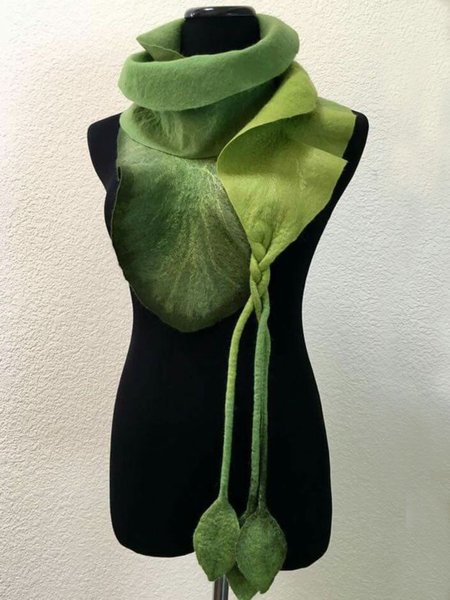 

Vintage Printed Scarf, Green, Women Scarves & Shawls