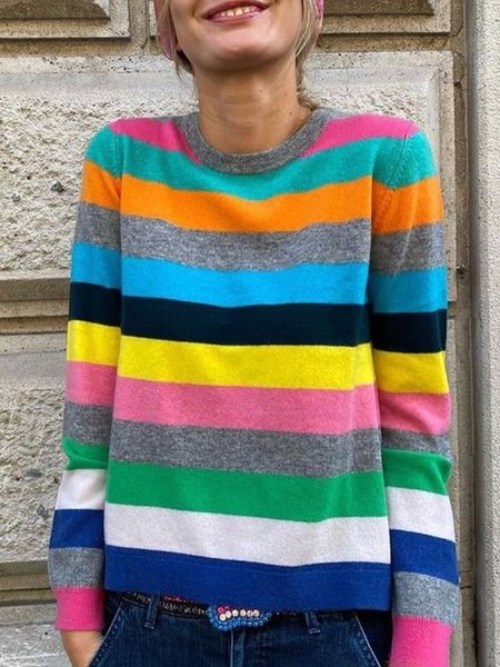 

Top Maniche Lunghe Dolce Stampato Floreale, Colore, Blouses & Shirts