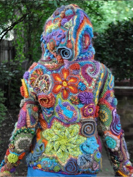

New Women Chic Plus Size Vintage Hoodie Boho Wool Blend Long Sleeve Outerwear Tops, Multicolor, Outerwear