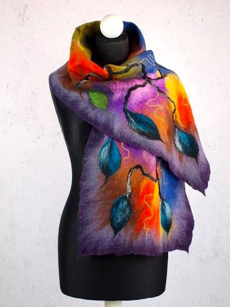 

Vintage All Season Sports & Outdoor Polyester Scarf for Women, Multicolor, Scarves