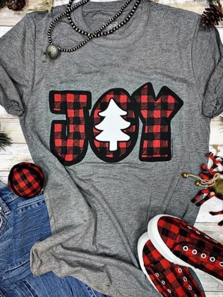 

Christmas Joy Tee, Gray, T-shirts