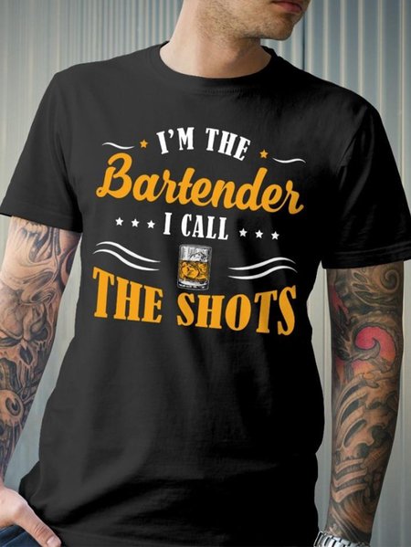 

I’m The Bartender I Call The Shots Shirt, Black, T-shirts
