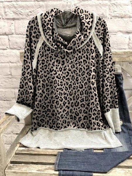 

Long Sleeve Printed Shirts & Tops, Gray, Winter Clearance
