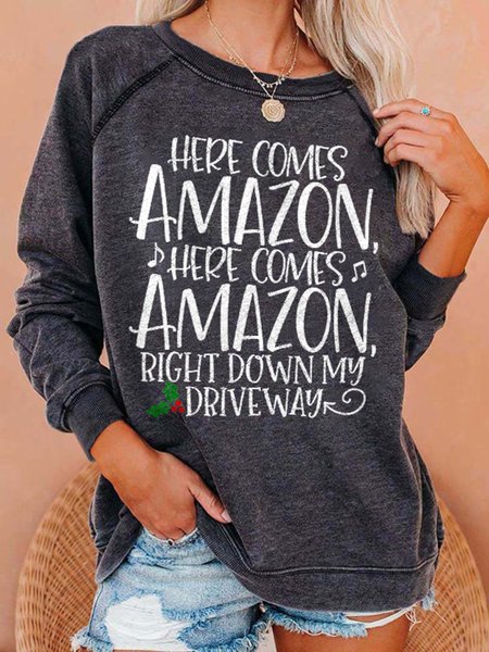 

Here Comes Amazon Here Comes Amazon Print Sweatshirts, Deep gray, Hoodies & Sweatshirts