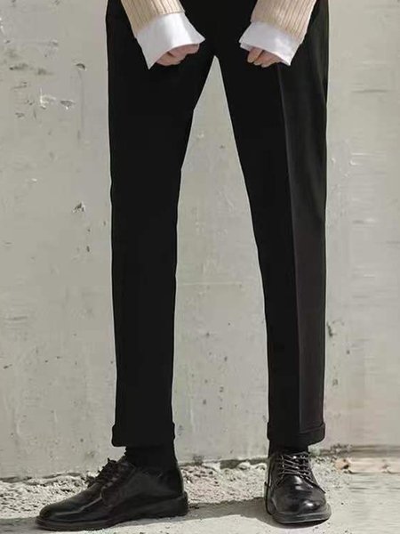 

Cotton Pants, Black, Pants