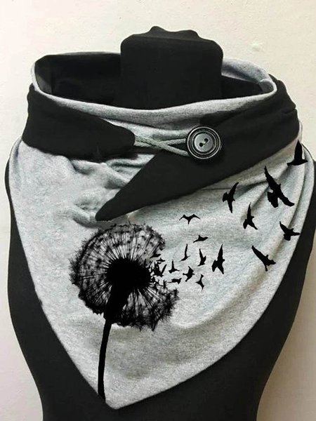 

CASUAL WARM SCARF, Gray, Women Scarves & Shawls