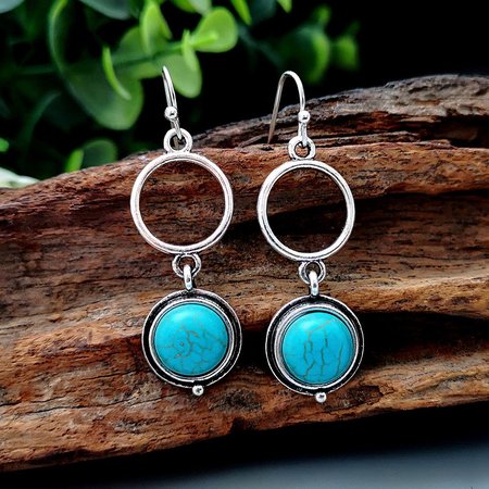 Casual Earrings, Violet, Earrings