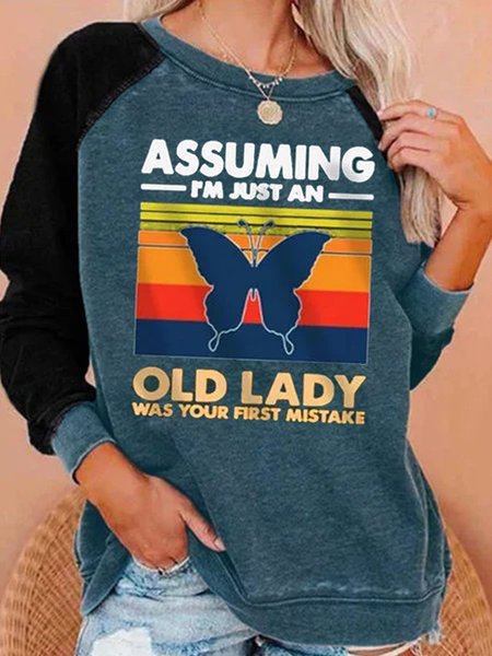 

Top Vintage Girocollo Misto Cotone, Blu, Hoodies & Sweatshirts