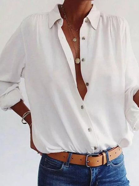 

Shift Blouse, White, Blouses & Shirts