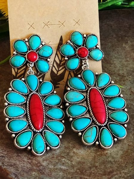 Earrings, Green, Earrings
