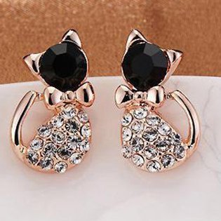 

Earrings, Golden, Earrings