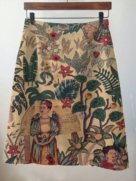 

Floral-Print Skirts, Multicolor, Skirts