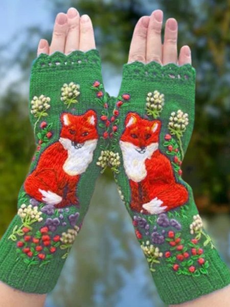 

Gloves & Mittens, Green, Women Gloves