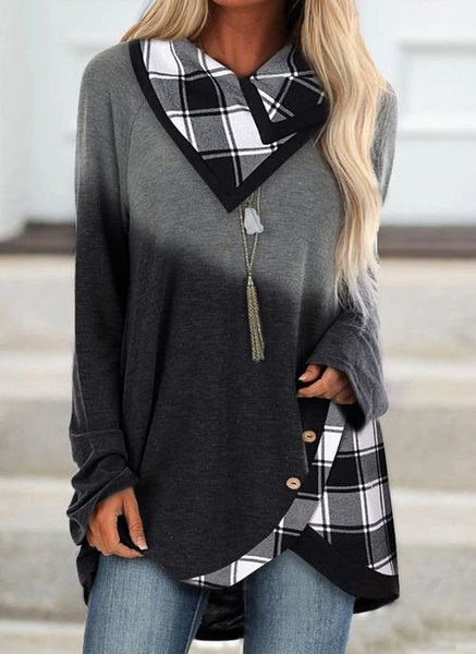 

Casual Shift Shirts & Tops, Gray, Blouses & Shirts