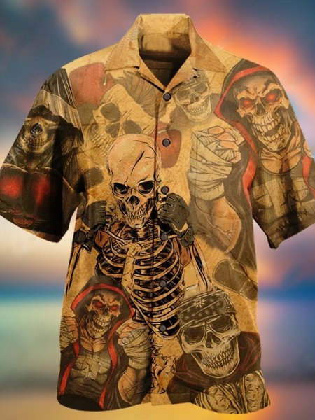 

Shirt Collar Shirts, Yellow, Men's Floral shirt