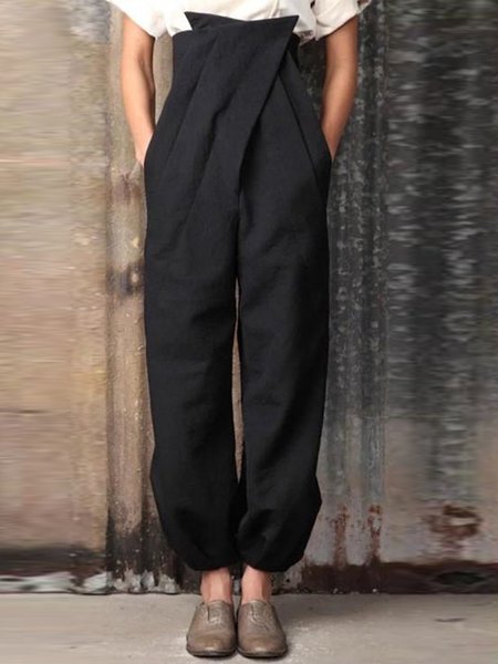 

Eccezionale Pezzi Tridimensionale Taglio Pantaloni Alta Vita I Pantaloni Gamba Larga Pantaloni - Donna Casuale Pantaloni Carota Pantaloni, Nero, Pants