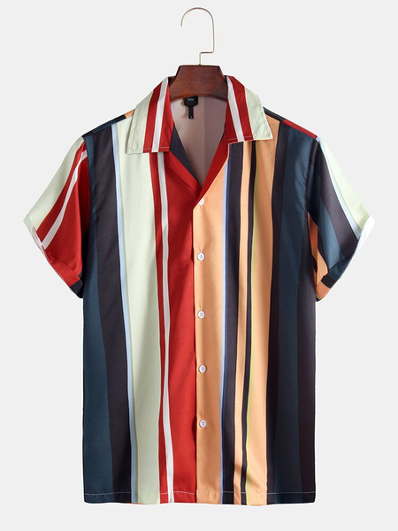 

Stripes Cotton-Blend Shirts & Tops, Color, Blouses&Shirts