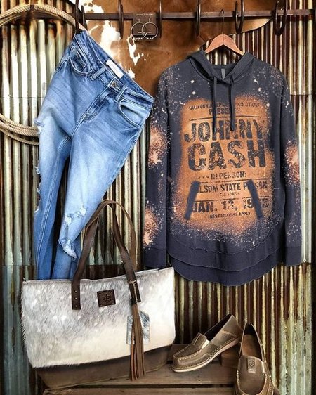 

Vintage Long Sleeve Hoodie Sweatshirt, Black, Shirts & Blouses