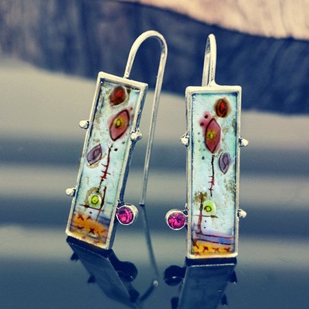 

Vintage Earrings, Silver, Earrings