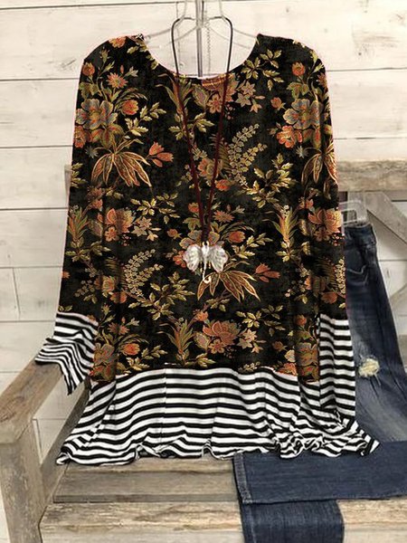 

Vintage Printed Shirts & Tops, Black, Blouses & Shirts