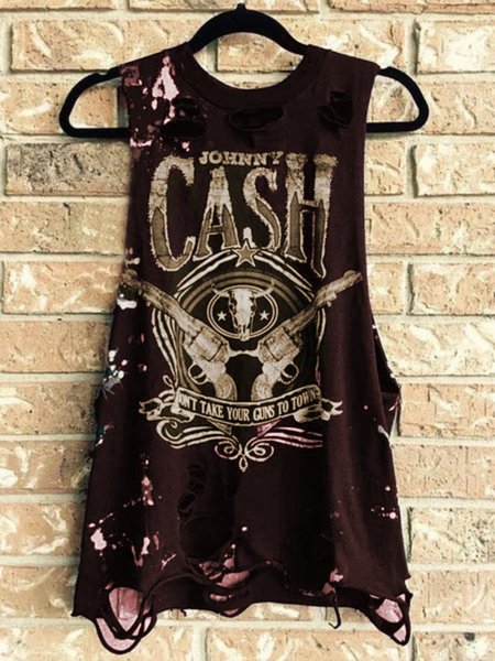 

Casuale senza maniche Girocollo taglia grande Top, Rosso, T-Shirts