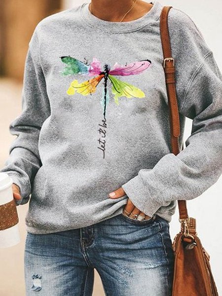 

taglia grande Casuale Girocollo Casuale Top, Bianco, Hoodies & Sweatshirts