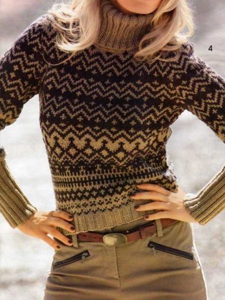 

Long Sleeve Sweet Sweater, Khaki, Knitwear & Sweaters