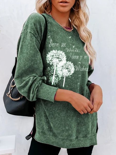 

Maniche Lunghe Casuale Girocollo Patchwork Felpa, Verde, Hoodies & Sweatshirts