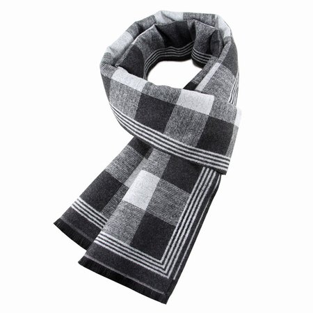 

Multi-purpose men's business scarf for autumn and winter, White, Scarf