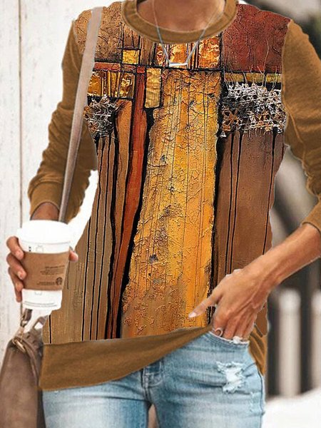 

Long Sleeve Round Neck Shirts & Tops, Khaki, Hoodies & Sweatshirts