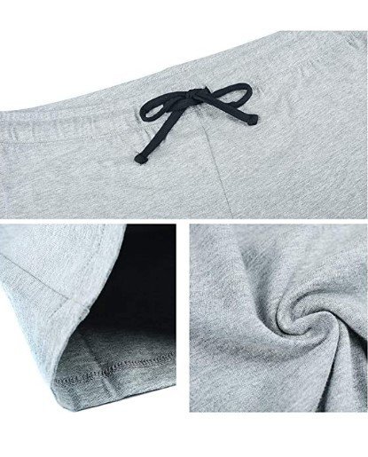 

Cotton Shift Casual Pants, Gray, Pants