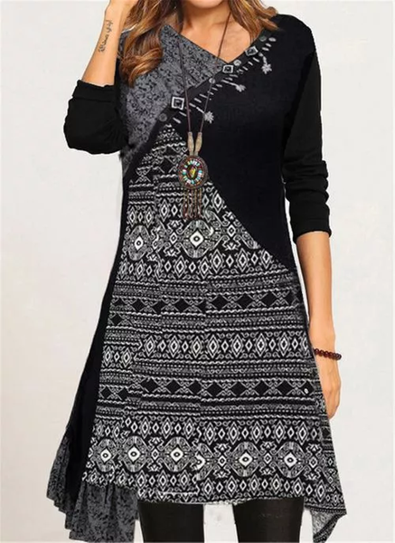 Casual Color Block V-Neckline Above Knee Shift Dress, Gray, Casual Dresses
Casual Color Block V-Neckline Above Knee Shift Dress, Gray, Casual Dresses